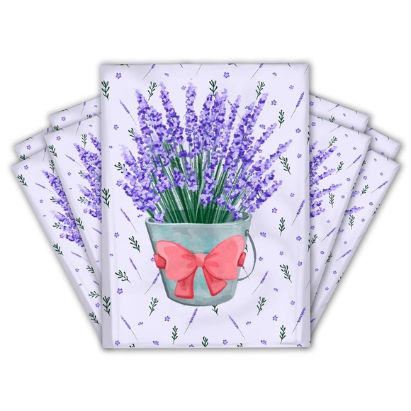 Lavender Poly Mailers 10x13 Pack of 25 - Picture 3 of 3